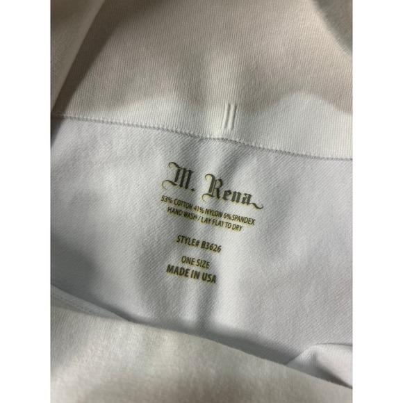 NEW M. Rena Women's White Cropped Tummy Tuck Control‎ Top Seamless Leggings, OS - Picture 4 of 6